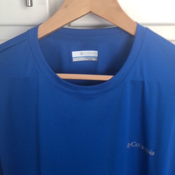 Men’s Large Columbia Royal Blue Long Sleeve Performance Shirt - Picture 3 of 3